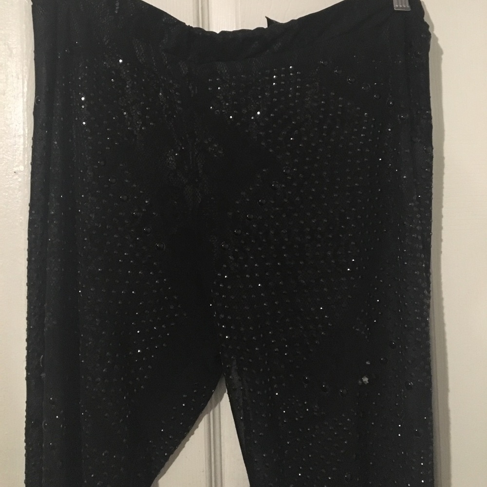 ⭕️SOLD⭕️ H&M Bejeweled sheer Leggings
